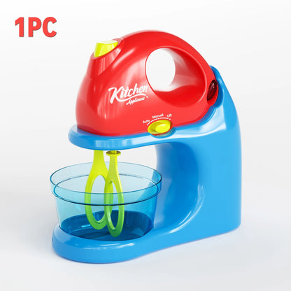 Kitchen Appliances Accessories Playhouse Toys: Juicer, Blender, Toaster - Pretend to Play Interactive Learning Games with Sound