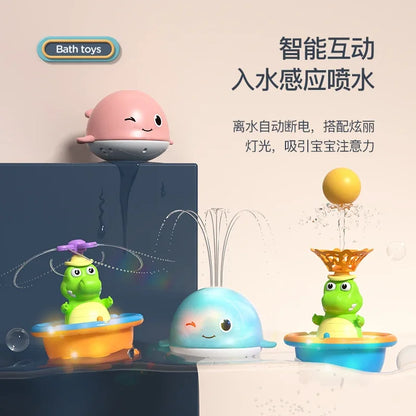 Baby Children's bath toys Water play toys Boys Girls bathing fun Electric water play artifact  Fun shower toy