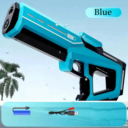 Electric Water Guns Powerful Squirt Automatic Water Suction Water Blasters Summer Outdoor Beach Toy
