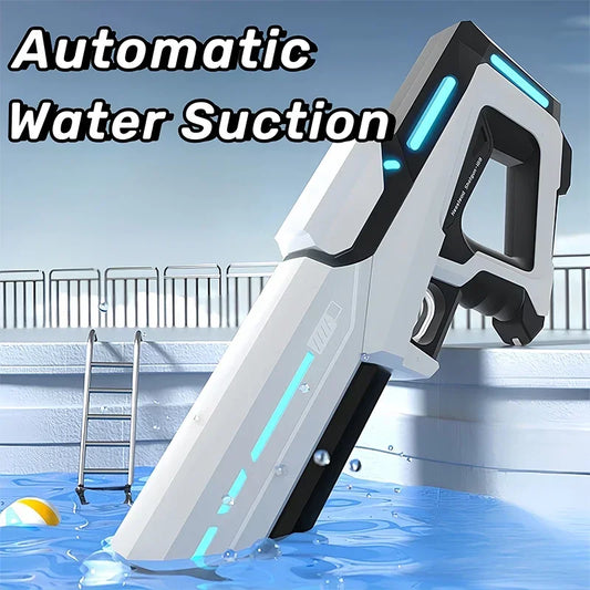 Electric Water Guns Powerful Squirt Automatic Water Suction Water Blasters Summer Outdoor Beach Toy