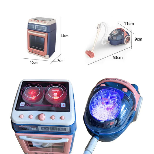 Simulation Electric Cleaning Play Sets Toys For Kids House Appliances Kitchen Infant Toys for Girls Washing Machine Appliance
