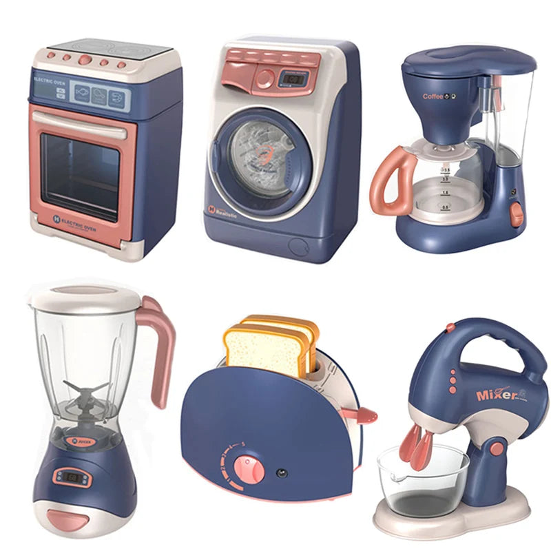 Simulation Electric Cleaning Play Sets Toys For Kids House Appliances Kitchen Infant Toys for Girls Washing Machine Appliance