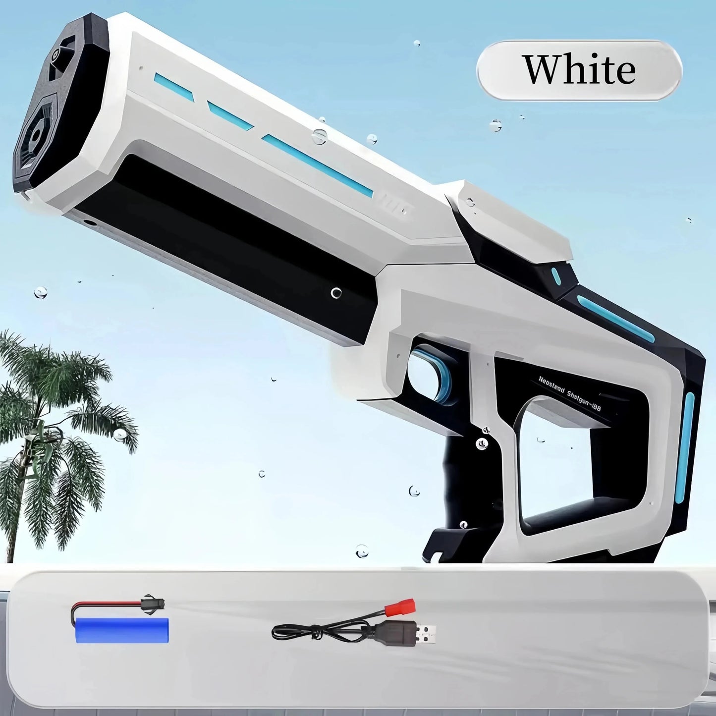 Electric Water Guns Powerful Squirt Automatic Water Suction Water Blasters Summer Outdoor Beach Toy