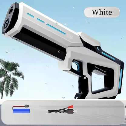 Electric Water Guns Powerful Squirt Automatic Water Suction Water Blasters Summer Outdoor Beach Toy